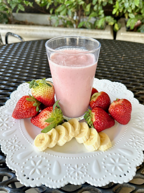 Image of strawberry smoothie