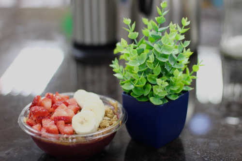 image of fruits and oats and plants